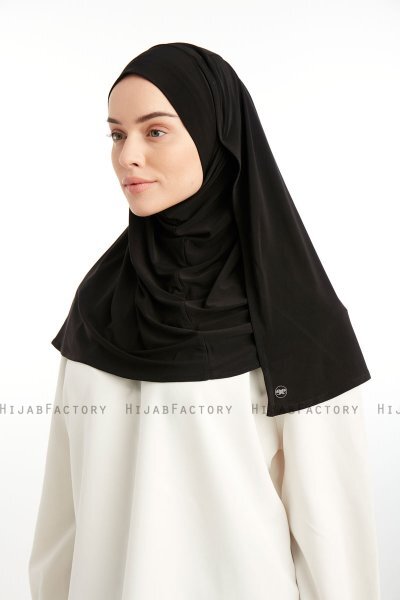 Ilay - Svart Sandy Turban Hijab