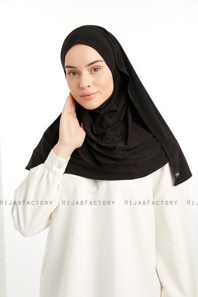 Ilay - Svart Sandy Turban Hijab