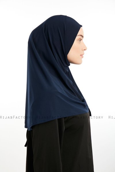 Ilay - Marinblå Sandy Turban Hijab