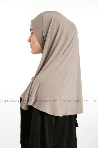 Ilay - Mörk Taupe Sandy Turban Hijab