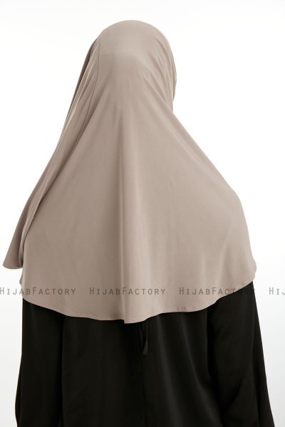 Ilay - Mörk Taupe Sandy Turban Hijab