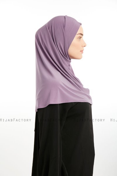 Ilay - Mörklila Sandy Turban Hijab