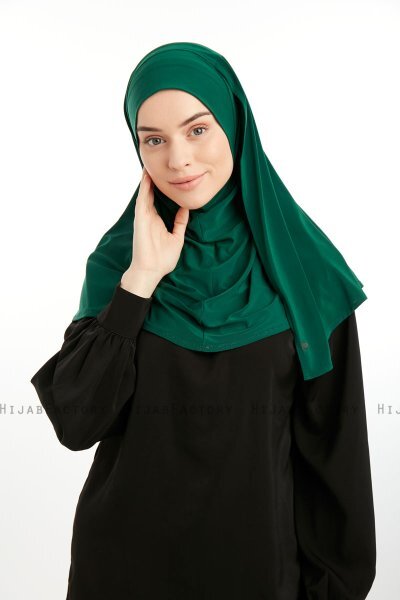 Ilay - Mörkgrön Sandy Turban Hijab