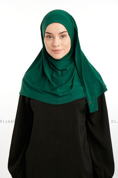 Ilay - Mörkgrön Sandy Turban Hijab