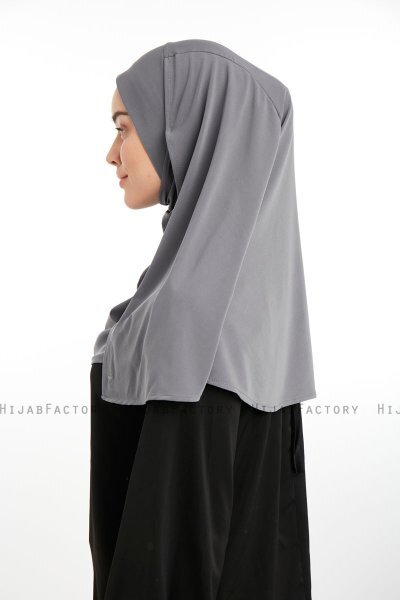 Ilay - Mörkgrå Sandy Turban Hijab