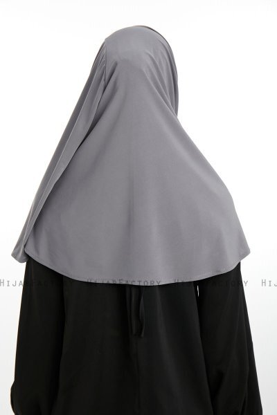 Ilay - Mörkgrå Sandy Turban Hijab