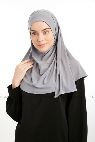 Ilay - Ljusgrå Sandy Turban Hijab