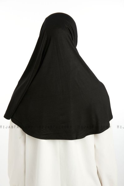 Feriha - Svart Viskos Turban Hijab