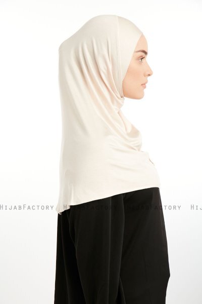 Feriha - Ljus Taupe Viskos Turban Hijab
