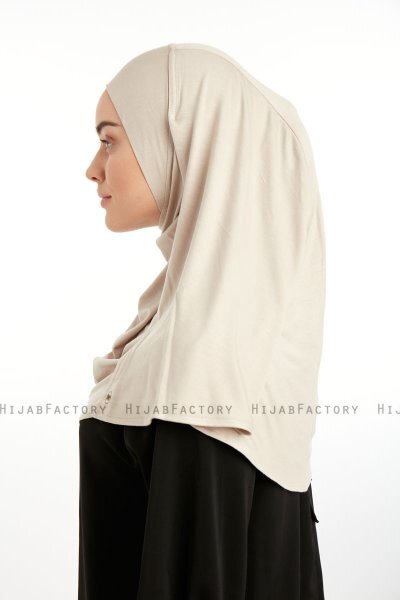 Feriha - Beige Viskos Turban Hijab