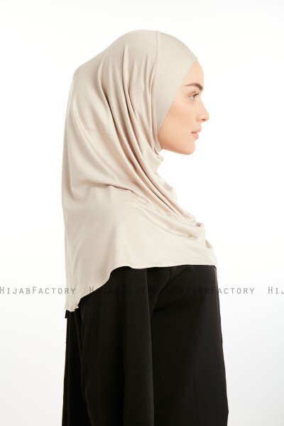 Feriha - Beige Viskos Turban Hijab