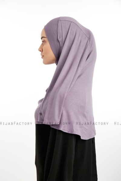 Feriha - Mörklila Viskos Turban Hijab