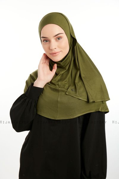 Feriha - Khaki Viskos Turban Hijab