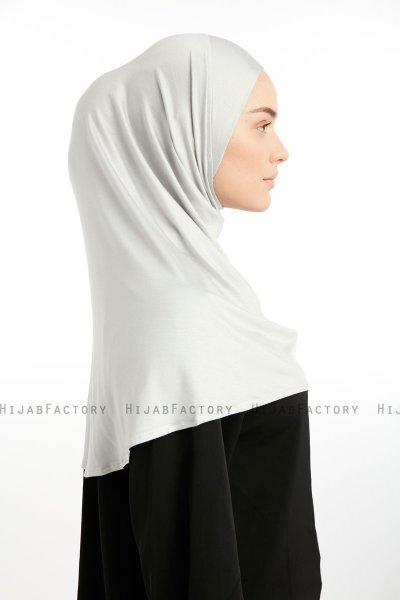 Feriha - Ljusgrå Viskos Turban Hijab