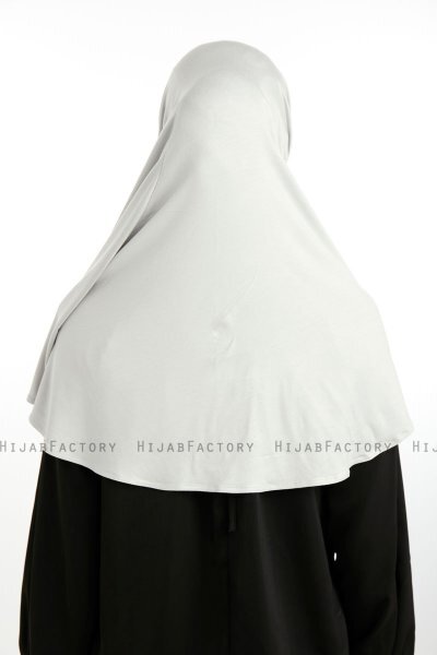 Feriha - Ljusgrå Viskos Turban Hijab