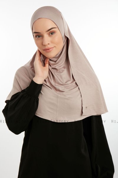 Feriha - Stengrå Viskos Turban Hijab