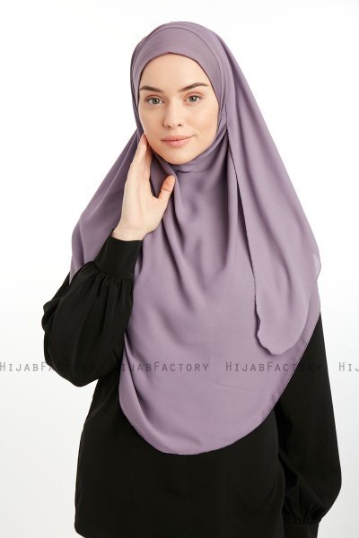 Bengi - Lavender Micro Krep Turban Hijab