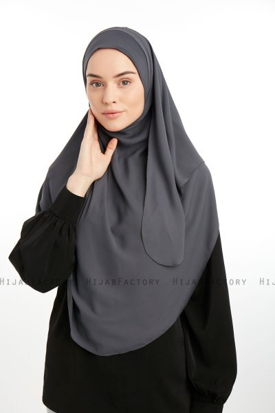 Bengi - Antracit Micro Krep Turban Hijab