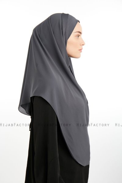 Bengi - Antracit Micro Krep Turban Hijab
