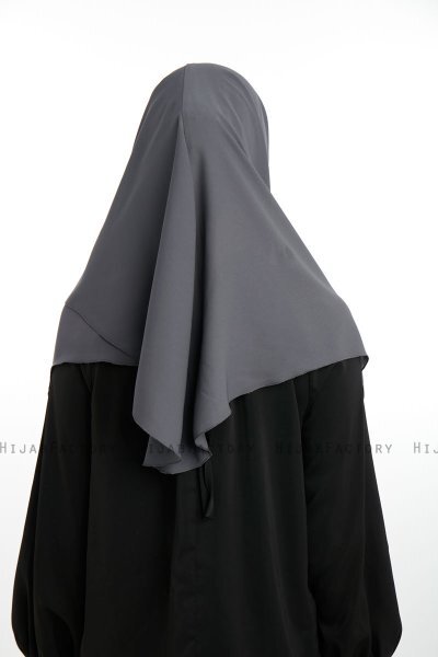Bengi - Antracit Micro Krep Turban Hijab