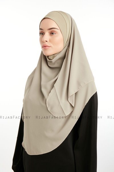 Bengi - Grön Micro Krep Turban Hijab