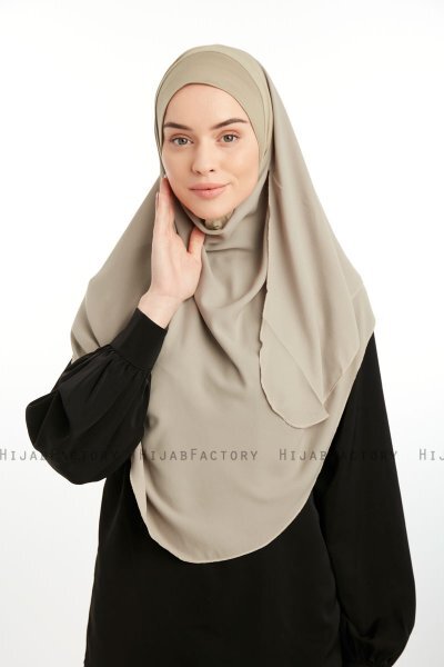 Bengi - Grön Micro Krep Turban Hijab