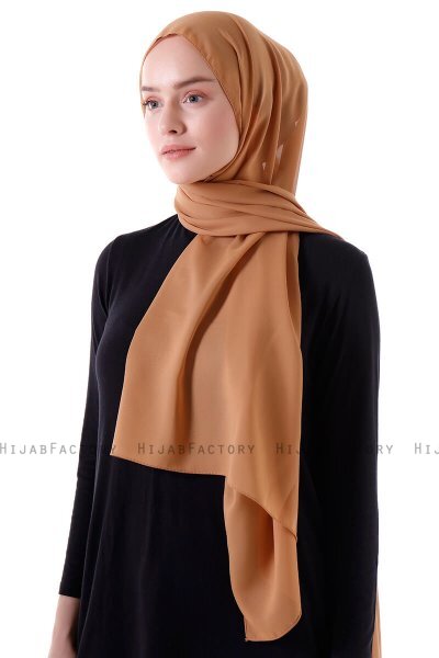 Hadise - Senapsgul Chiffon Hijab