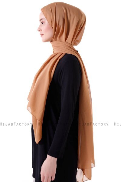 Hadise - Senapsgul Chiffon Hijab