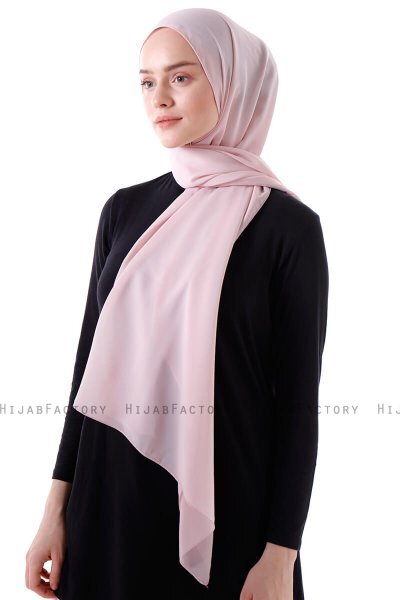 Hadise - Gammelrosa Chiffon Hijab