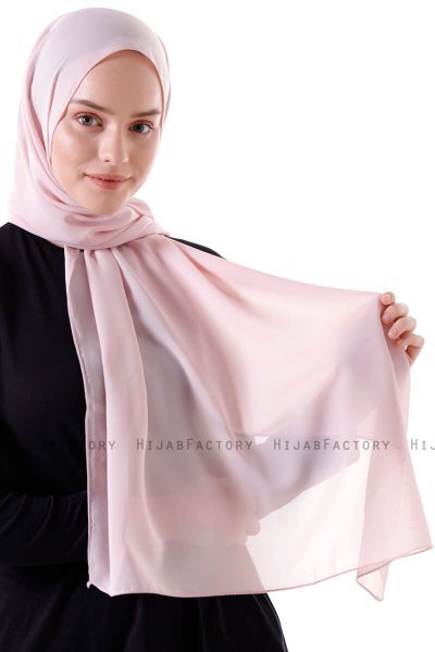 Hadise - Gammelrosa Chiffon Hijab