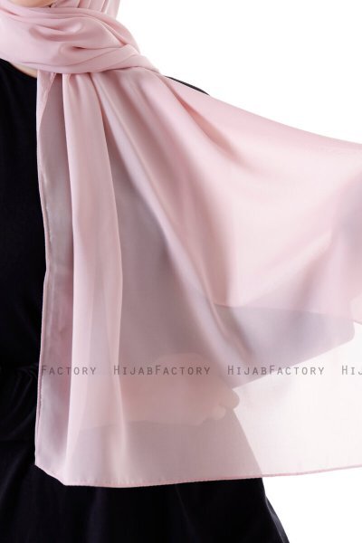 Hadise - Gammelrosa Chiffon Hijab