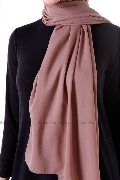 Hadise - Ljusbrun Chiffon Hijab