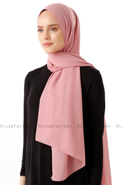 Hadise - Rosa Chiffon Hijab