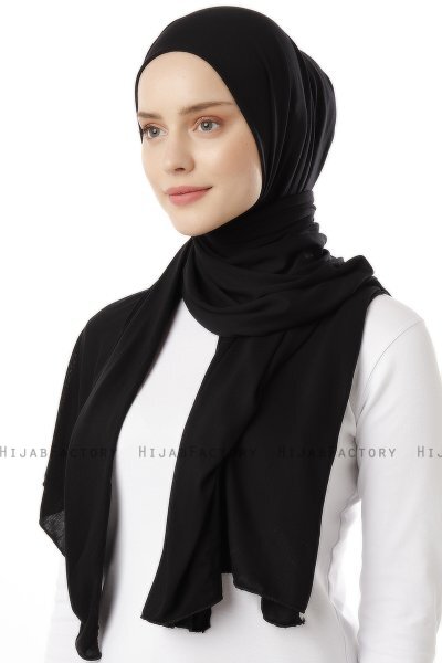 Neylan - Svart Basic Jersey Hijab