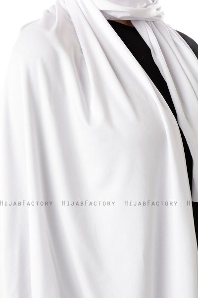Neylan - Vit Basic Jersey Hijab