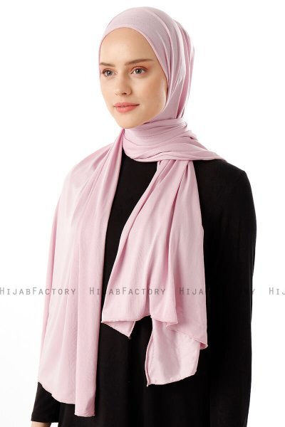 Neylan - Ljusrosa Basic Jersey Hijab