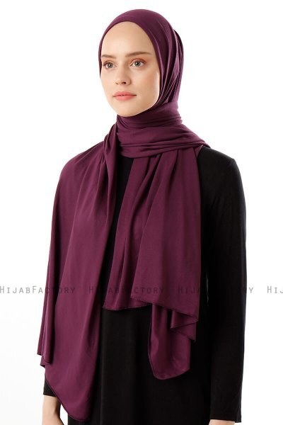 Neylan - Plommon Basic Jersey Hijab