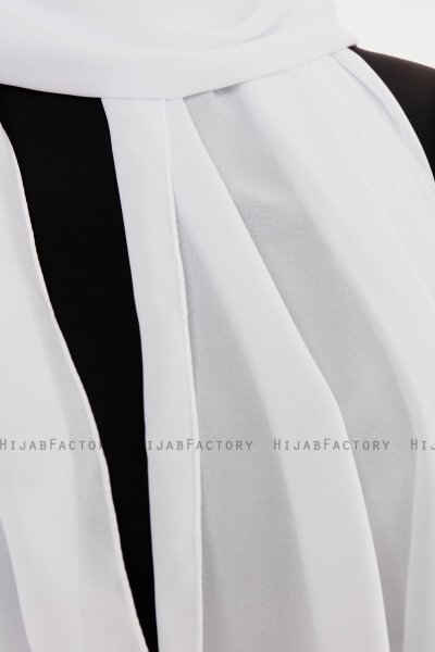 Esra - Vit Chiffon Hijab