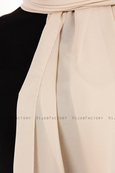 Esra - Nude Chiffon Hijab