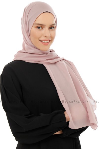 Esra - Mörkrosa Chiffon Hijab