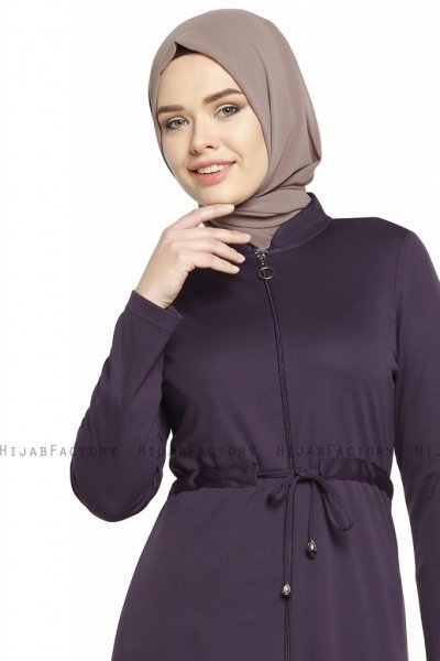 Emine - Lila Abaya - Miss Cazibe