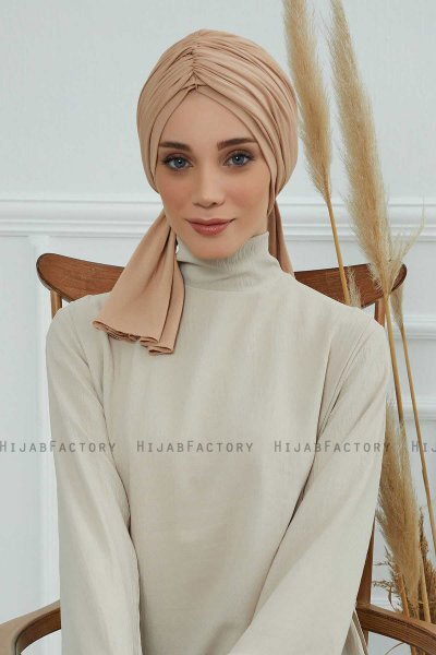 Amy - Sand Bomull Turban
