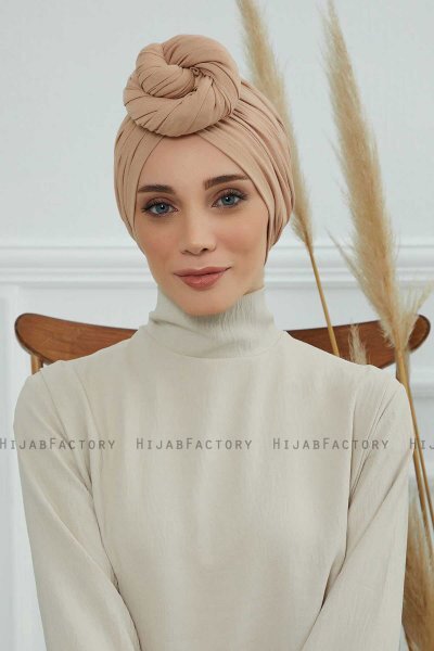 Amy - Sand Bomull Turban