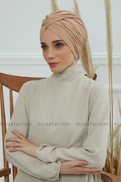 Amy - Sand Bomull Turban