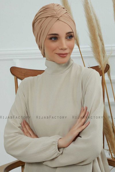 Amy - Sand Bomull Turban