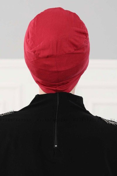 Stella - Bordeaux Bomull Turban