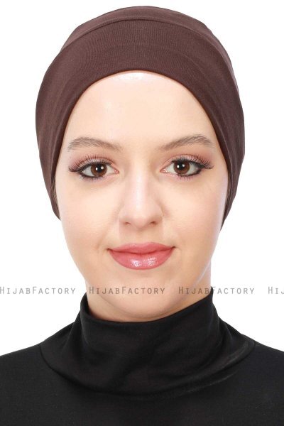 Stella - Brun Bomull Turban