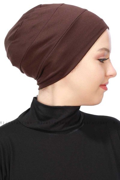 Stella - Brun Bomull Turban