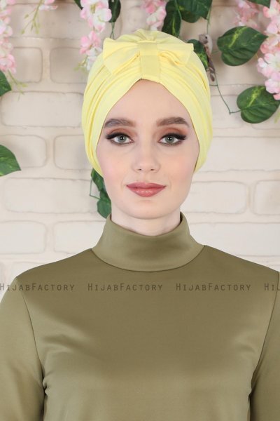 Agnes - Gul Bomull Turban - Ayse Turban