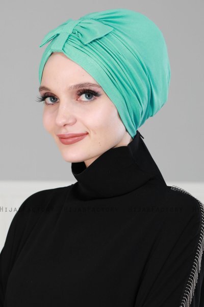 Agnes - Turkos Bomull Turban - Ayse Turban